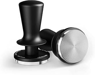 54mm Espresso Tamper, 53.35mm Double Spring Coffee Loaded Tamper Tool, Compatible with 53mm/54mm Breville Portafilter, Self Leveling Espresso Hand Tampers, Espresso Accessories,T6000-OS