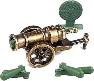 TIETHEKNOT Minis Cannon Model Metal Replica Desktop Decorating and Collectibles