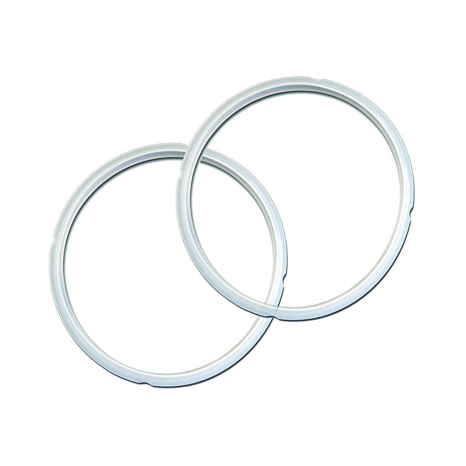 Instant Pot Sealing Rings 2-Pack Clear 5 & 6 Quart"Min 1 year manufacturer warranty"