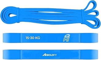 Boldfit Natural Rubber Mumbai Indians Official Merchandise Heavy Resistance Band For Workout Exercise&Stretching Pull Up For Home Exercise For Gym Men&Women Resistance Toning Bands Loop, Blue(15-30Kg)