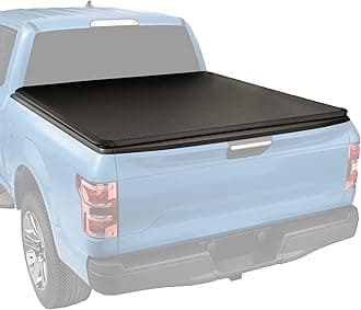 CARMOCAR Soft Roll Up Tonneau Cover Replacement for 2015-2024 Ford F-150 Styleside 5.5" Truck Bed Cover Black