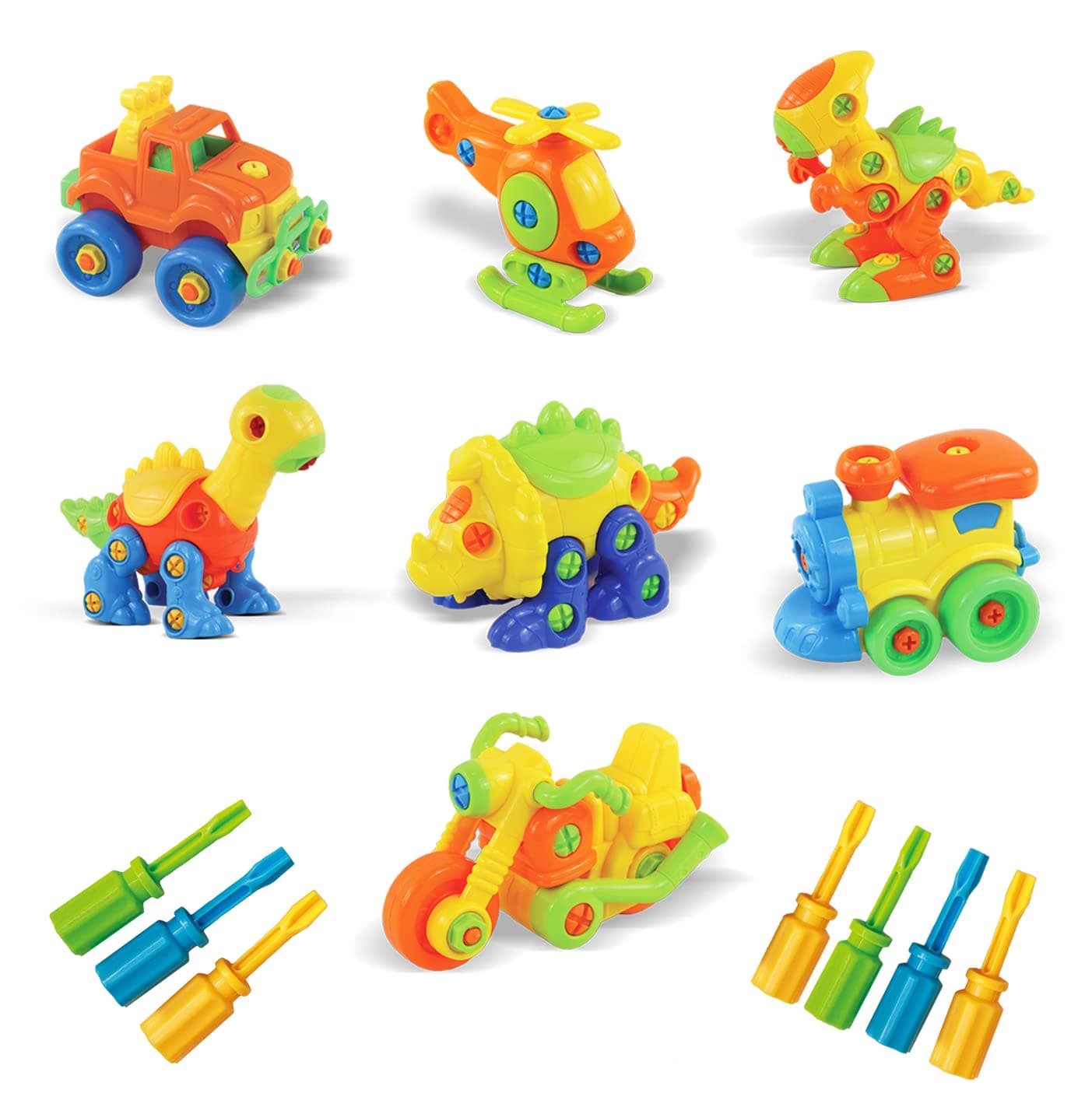 Set of 7 Take Apart Toy