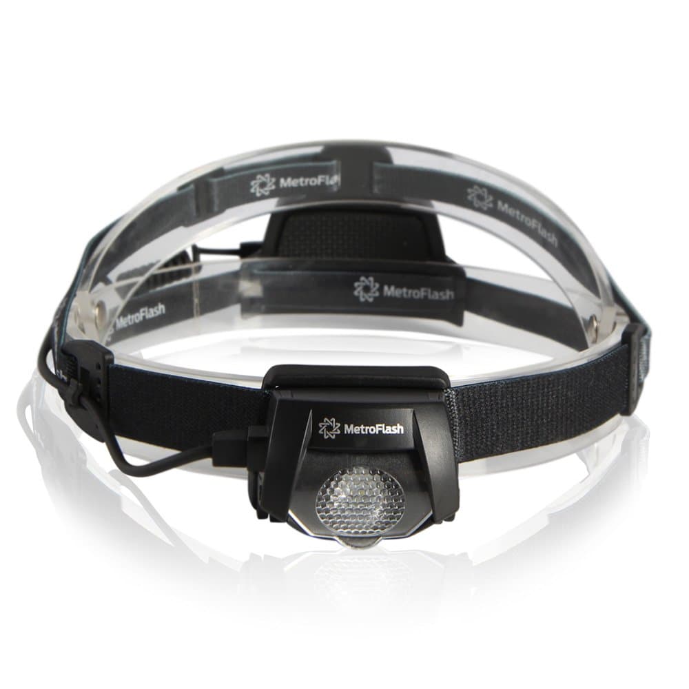 "Stryker Water-Resistant Headlamp & Flashlight - Features Super Bright 310-Lumen Cree LED & Rechargeable Lithium Battery - Ideal for Construction, Hiking, Camping, Running, Biking & More