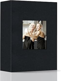 popotopPhoto Album 4x6-100 Photos Photo Books with 100 Vertical Pockets,Linen Cover Albums for Family Wedding Anniversary Baby Vacation Pictures