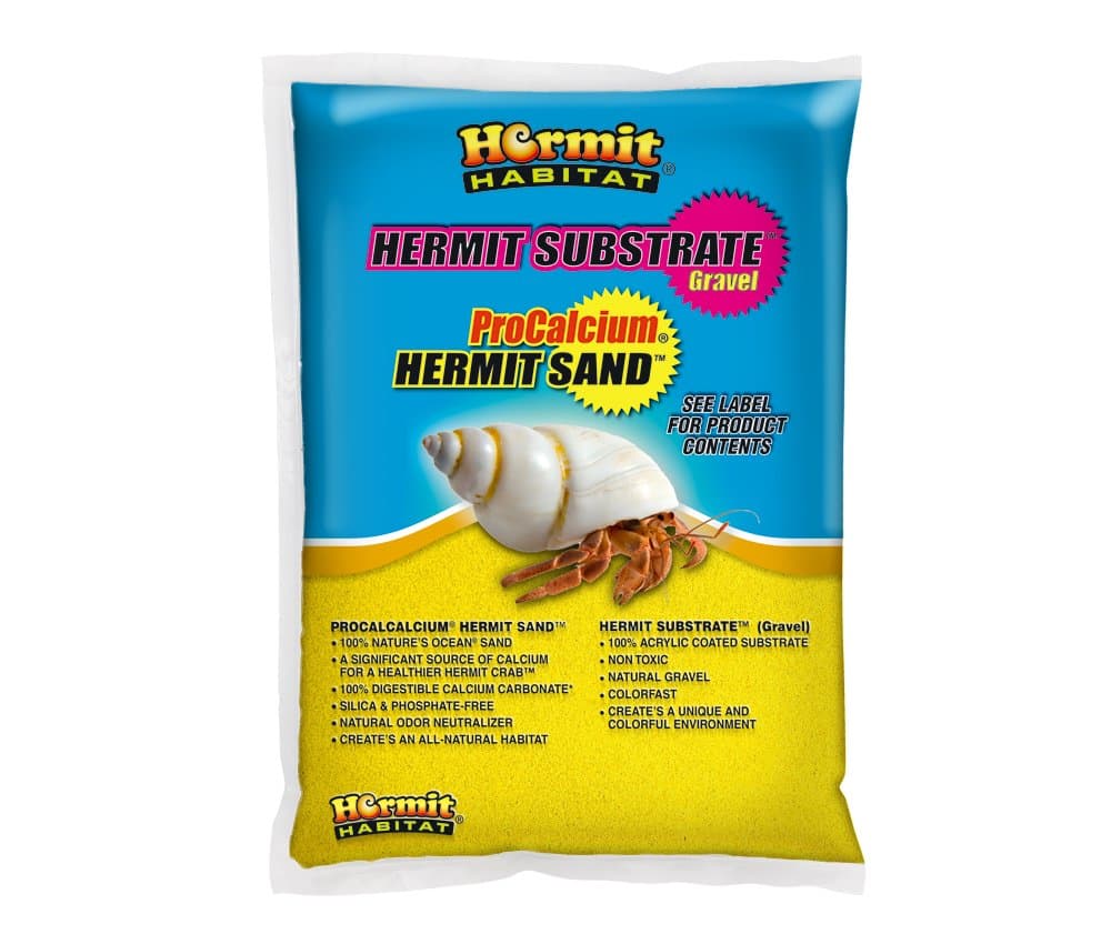 Hermit Habitat Terrarium Sand, 5-Pound, Yellow