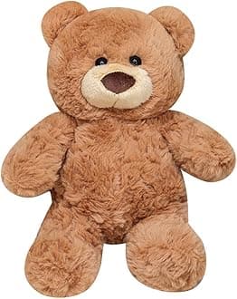 10inch Teddy Bear Stuffed Animal, Soft Teddy Bear Plushie Toys, Birthday Christmas Valentine's Day Gifts for Kid Boys Girls (Brown)