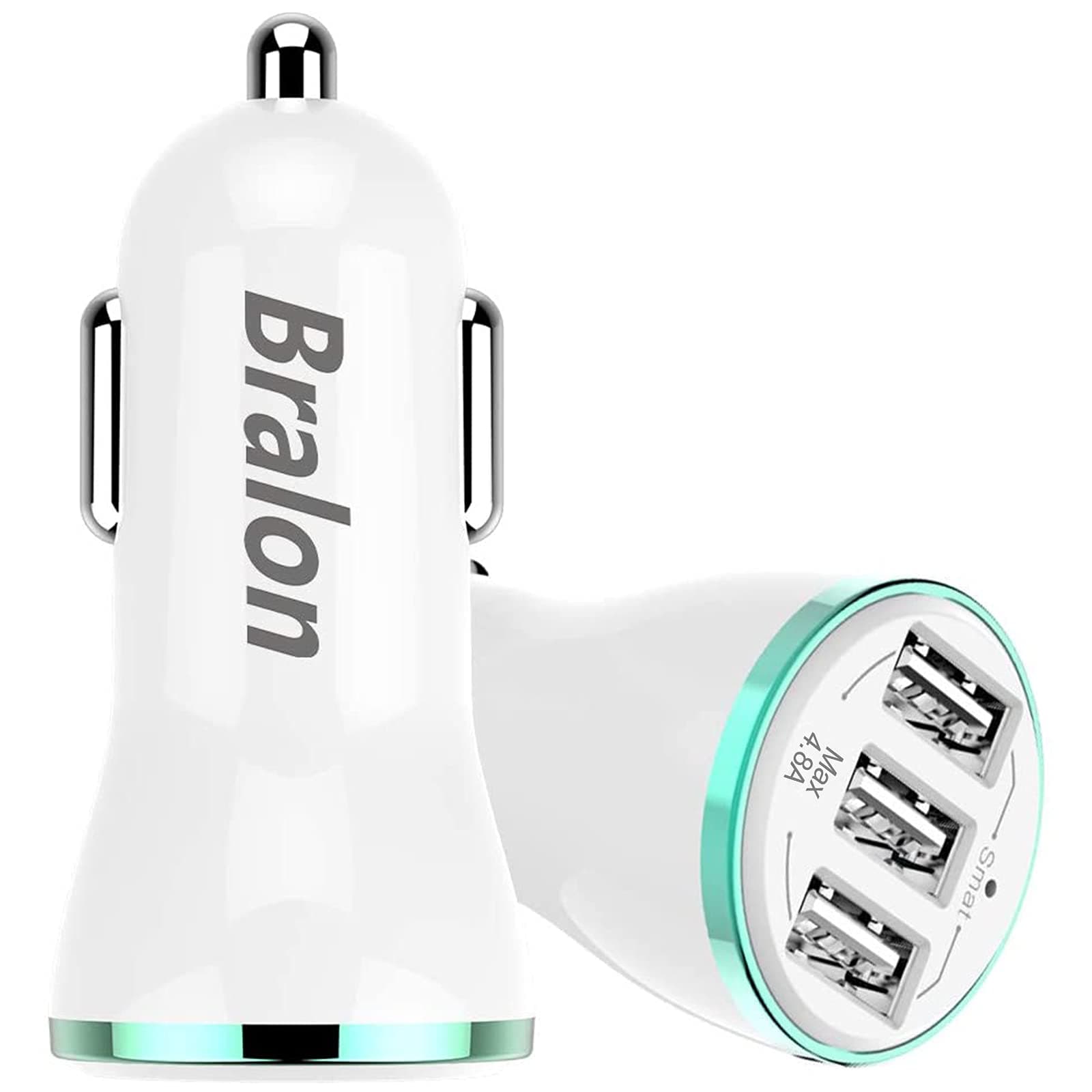 USB Car Charger[2-Pack],24W/4.8A Rapid Car Charger Compatible with Phone 12(Pro Max)/12 mini/11 Pro Max/Xs/Xs max/Xr/X/8,G.alaxy Note S10/S9/S8 and More
