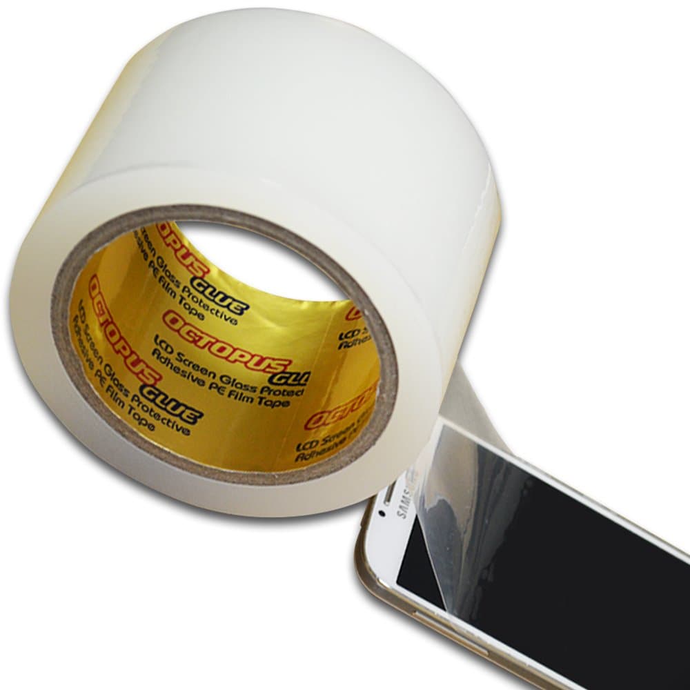 Octopus Glue® LCD Screen Glass Protective Adhesive PE (Polyethylene) Film Tape 700-70mm x 100M (2.76in X 328ft)