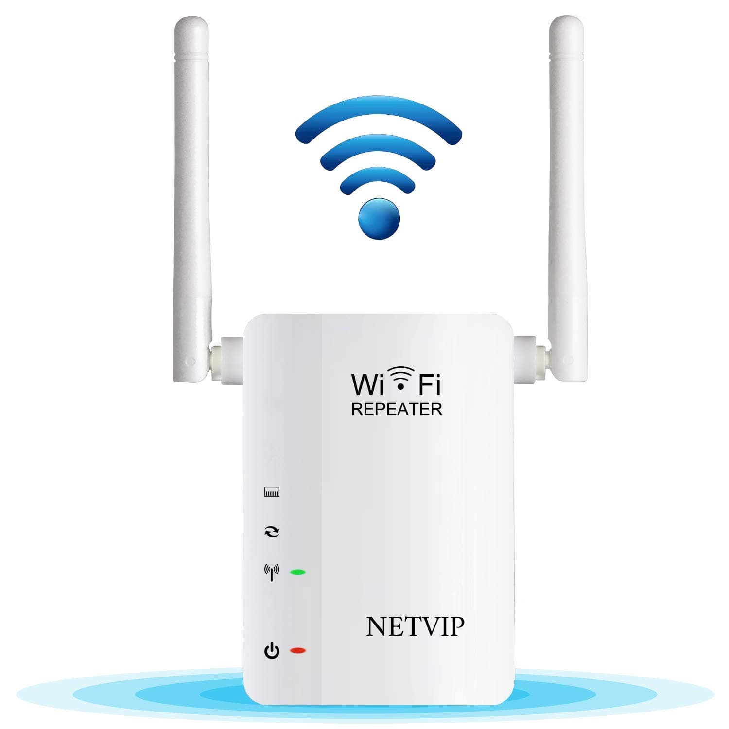300Mbps WiFi Range Extender Signal Booster for Home, Internet Repeater Super Blast with Ethernet Port, Access Point/Repeater Mode, Hign Gain External Antenna Stable Connection, Easy to Set