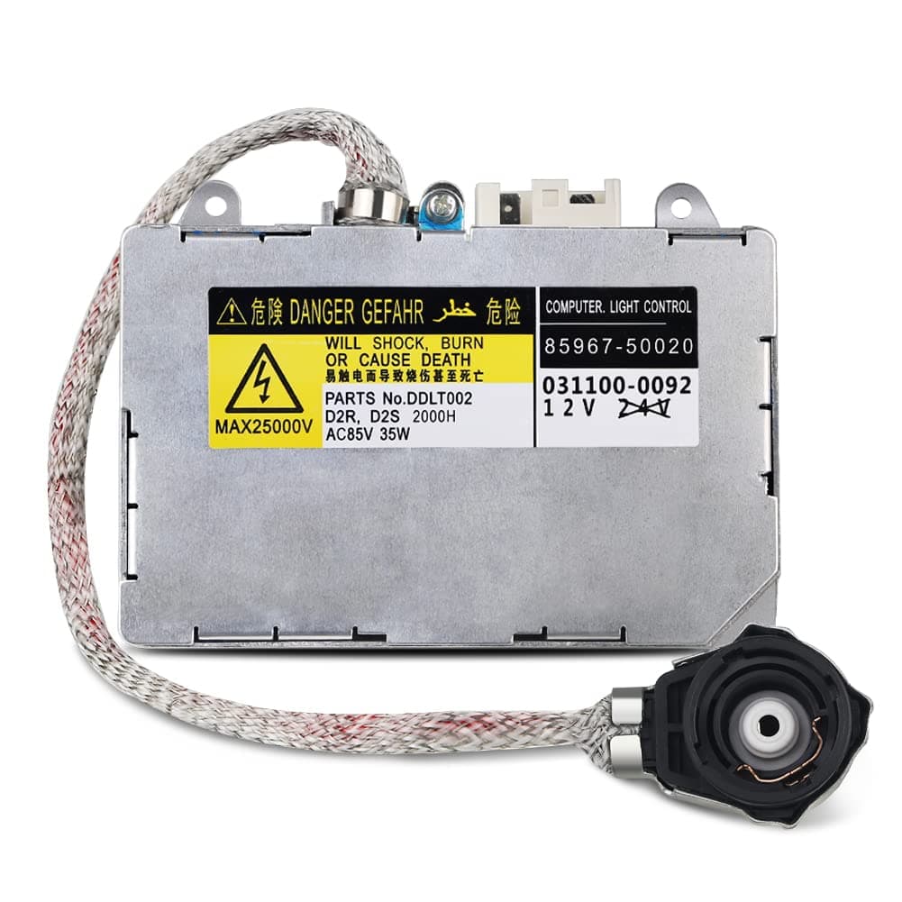 HID Headlight Ballast with Ignitor Compatible with Toyota Prius Avalon Sienna Lexus ES300 ES330 LS430 Lincoln Aviator Replacement for 81107-2D020 85967-0E020 DDLT002 KDLT002