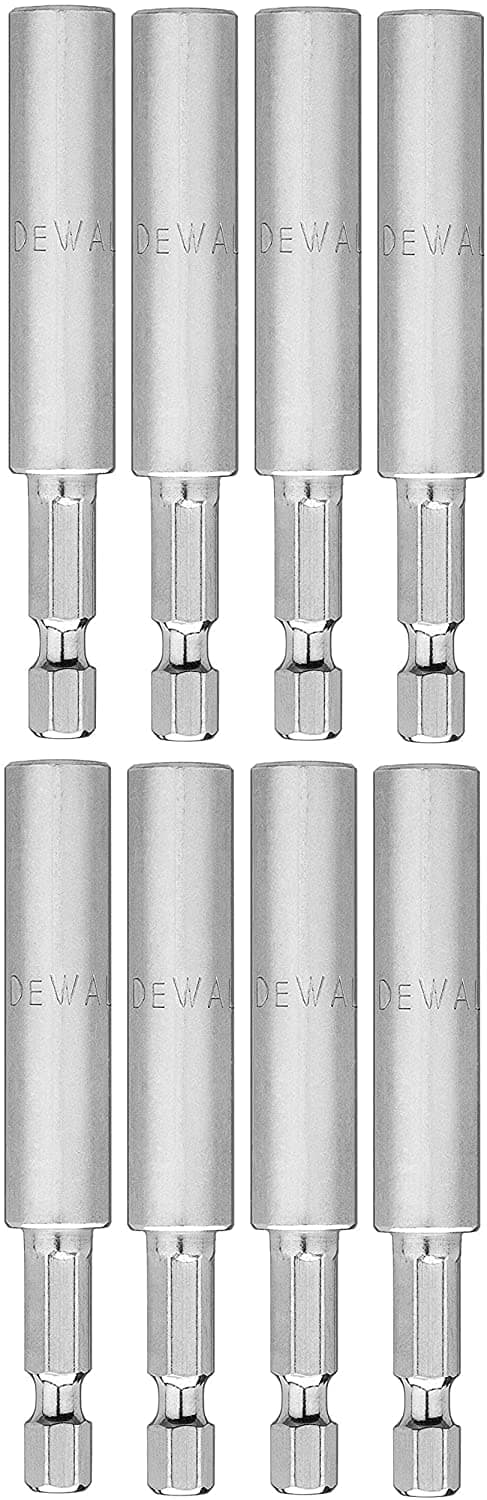 Dewalt DW2045B 3" Magnetic Replacement, Screwgun Bit Tip Holder #619773-02 (8 Pack)