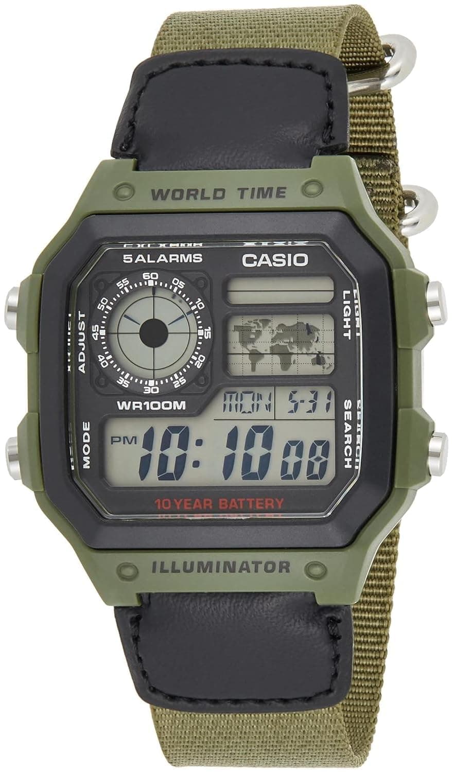 Casio AE-1200WHB-3B Digital Men's Wristwatch