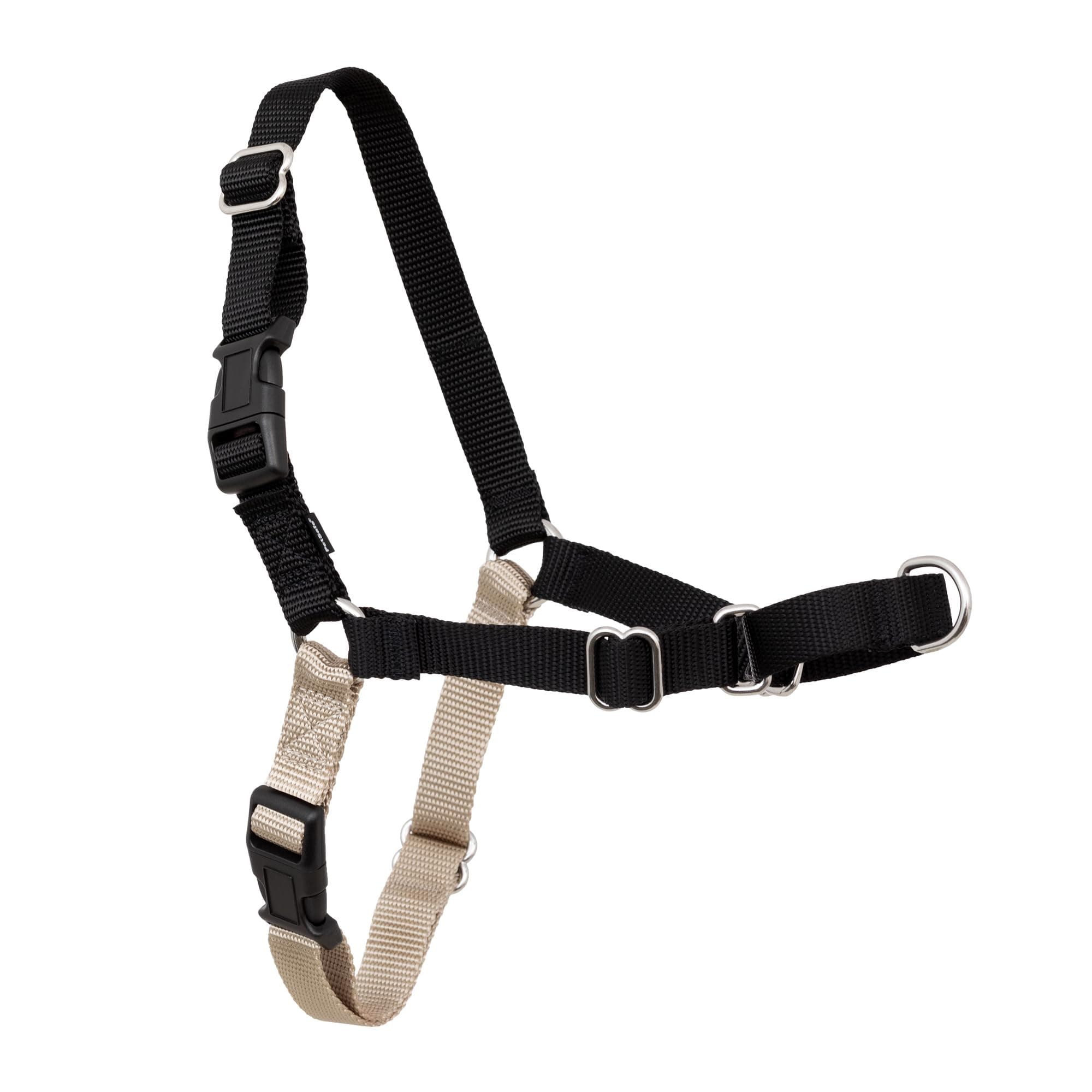 PetSafe Easy Walk Dog Harness, No Pull Dog Harness, Black/Silver, Large (EWH-HC-L-BLK)
