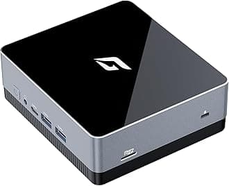 Nano A1 Tiny Computer Linux, 12th Alder Lake N100 (up to 3.4GHz) Compact PC, 4GB DDR4 RAM 128GB PCIe SSD, Mini PC with HDMI Port/USB3.0/WiFi 6/BT5.2/RJ45/VESA for Home/Office