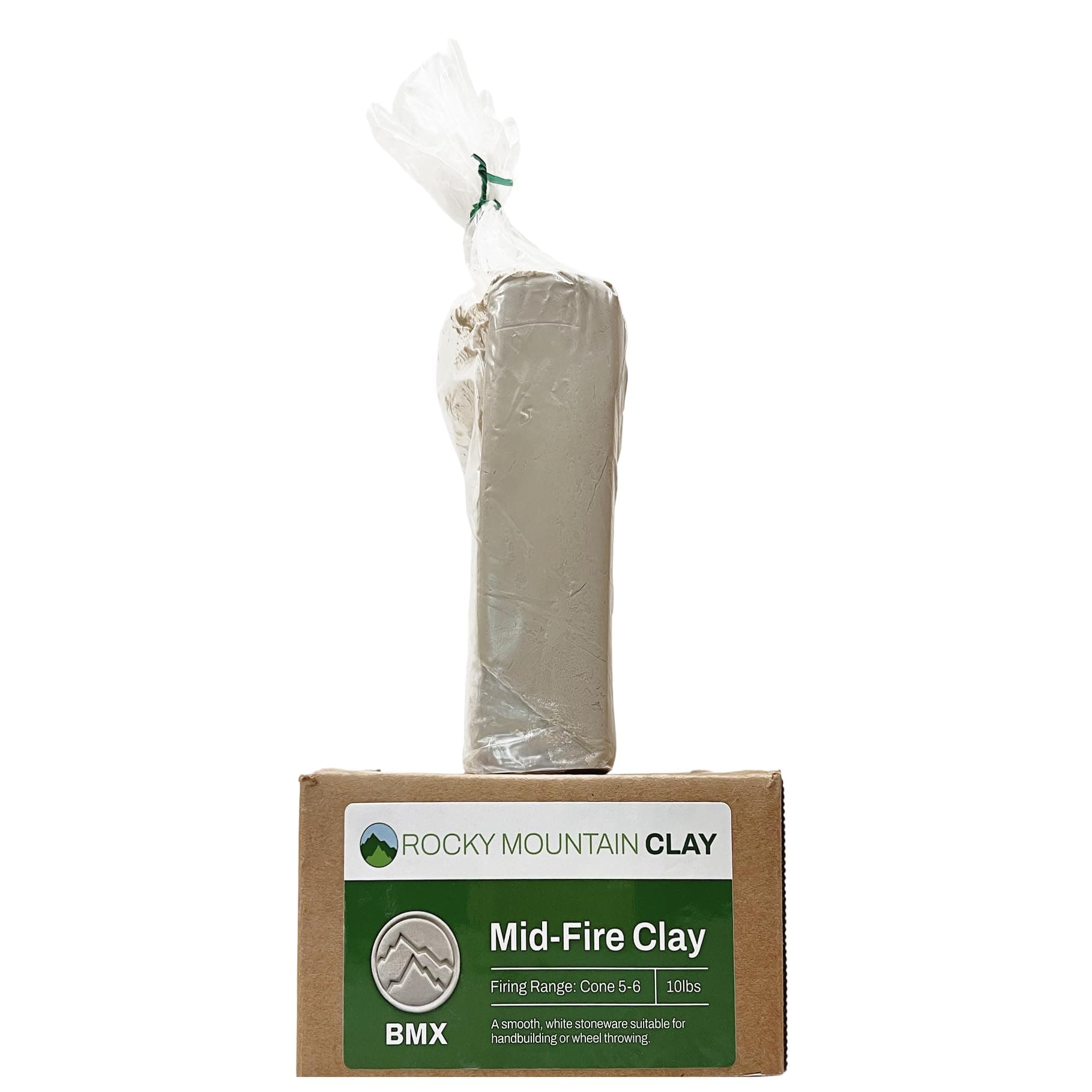 5lb Pottery Clay: Best Mix- BMix - BMX - Mid Fire Cone 5-7 - Rocky Mountain Clay