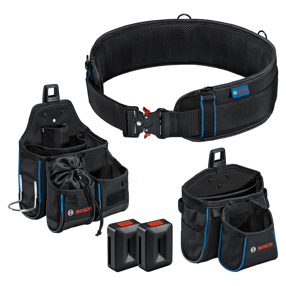 Professional ProClick tool belt kit with 1 x belt 108 (size L/XL), 1 x GWT 4 bag, 1 x GWT 2 bag, 2 x ProClick Holders