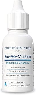 Bio Ae Mulsion IU Emulsified Vitamin A for Greater Uptake & Utilization, Concentrated Form, Promotes Immune Response, Aids in Visual Acuity, Supports Cardiovascular 1 Fluid Ounces