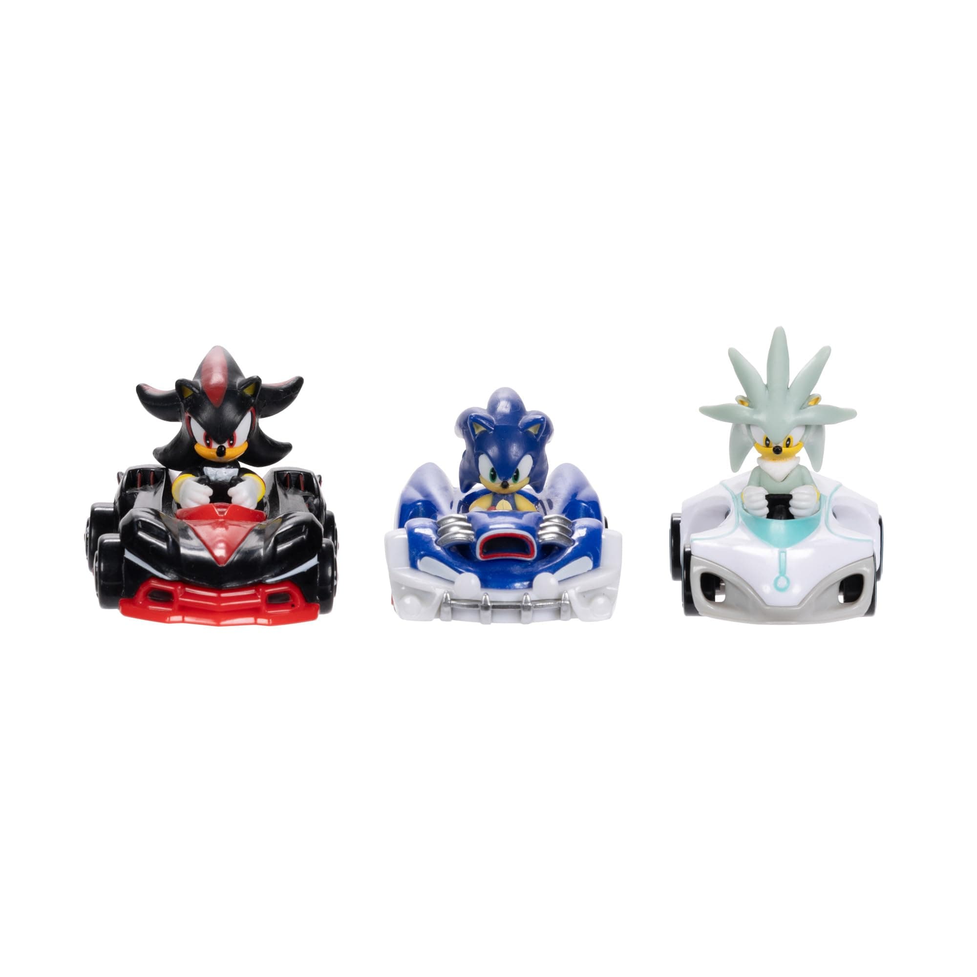 Sonic The Hedgehog Vehicles 3-Pack 1:64 Die-Cast, Include Sonic – Speed Star, Tails – Whirlwind Sport and Dr. Eggman – Egg Booster