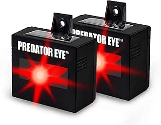 ASPECTEK Predator Eye Night Time Solar Powered Animal Repeller - 2 Pack, Waterproof, Animal Control, Nocturnal Animals, Outdoor Use