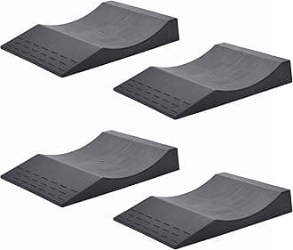 37353 Park Right Tire Saver Ramps for Flat Spot Prevention and Vehicle Storage (Set of 4), Black