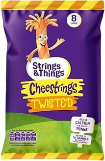 Strings & Things Cheestrings Twisted, 8 x 20g