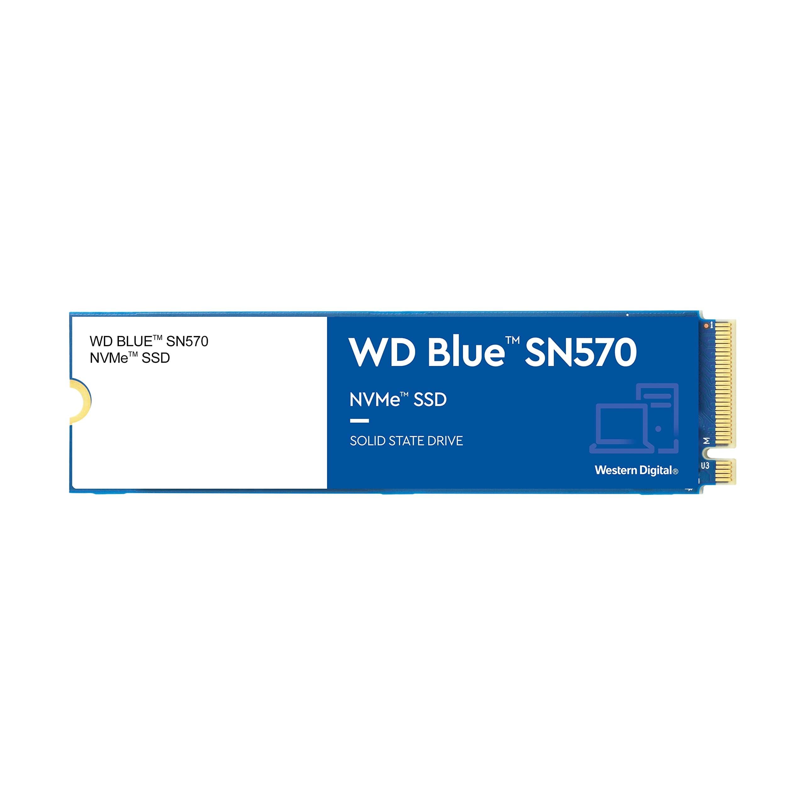 Western Digital Blue SN570 2TB High-Performance M.2 PCIe NVMe SSD, with up to 3500MB/s read speed