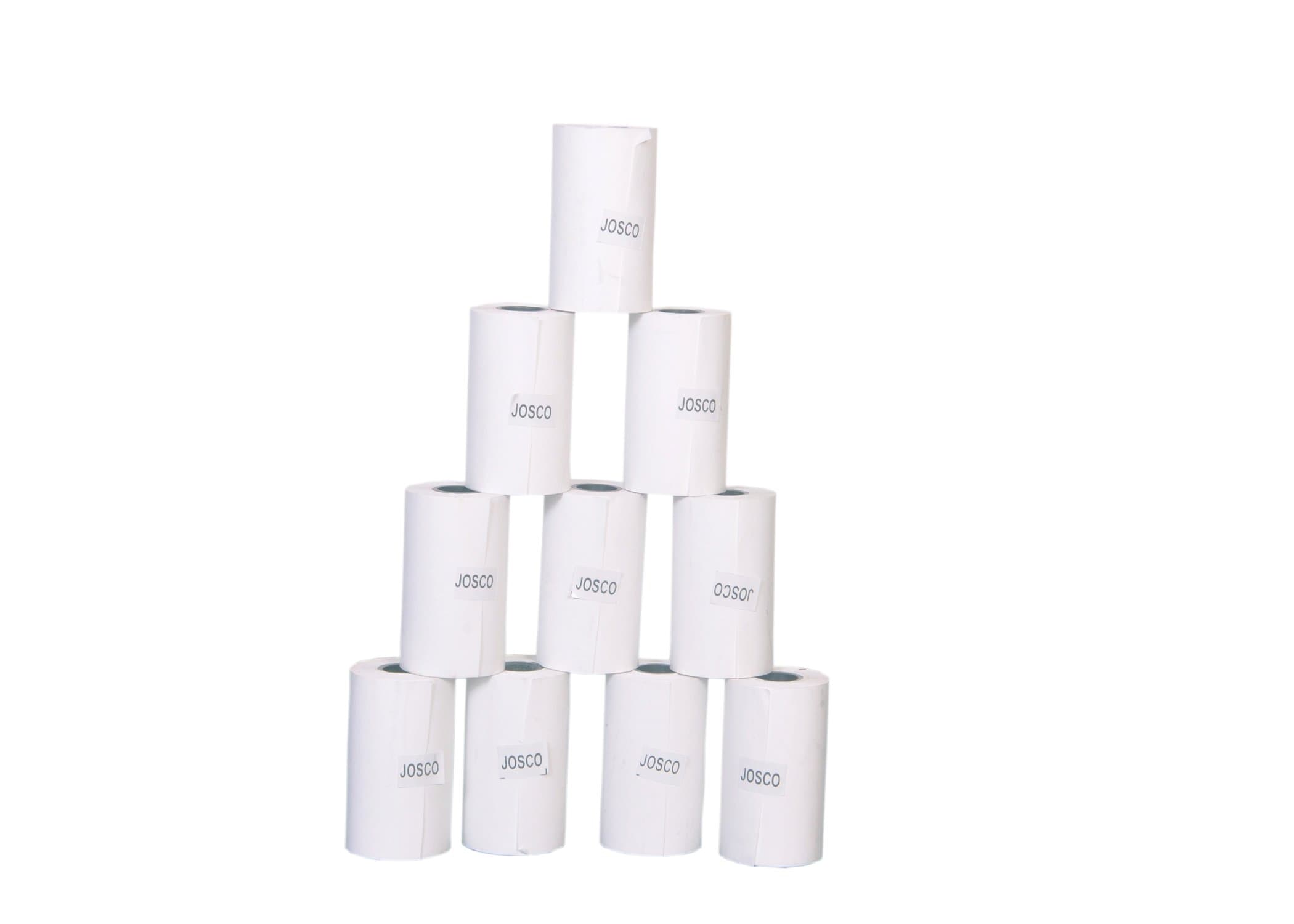 JOSCO Paper Rolls Thermal Paper Rolls (57mmx 30m) - Pack of 10