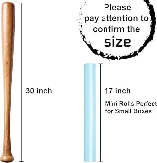 MIMUTI Light Blue Matte Wrapping Paper - Solid Color Pearly Lustre Paper Perfect for Wedding, Birthday, Christmas, Baby Shower, DIY Bouquet - 17 Inches x 33 Feet Mini Roll