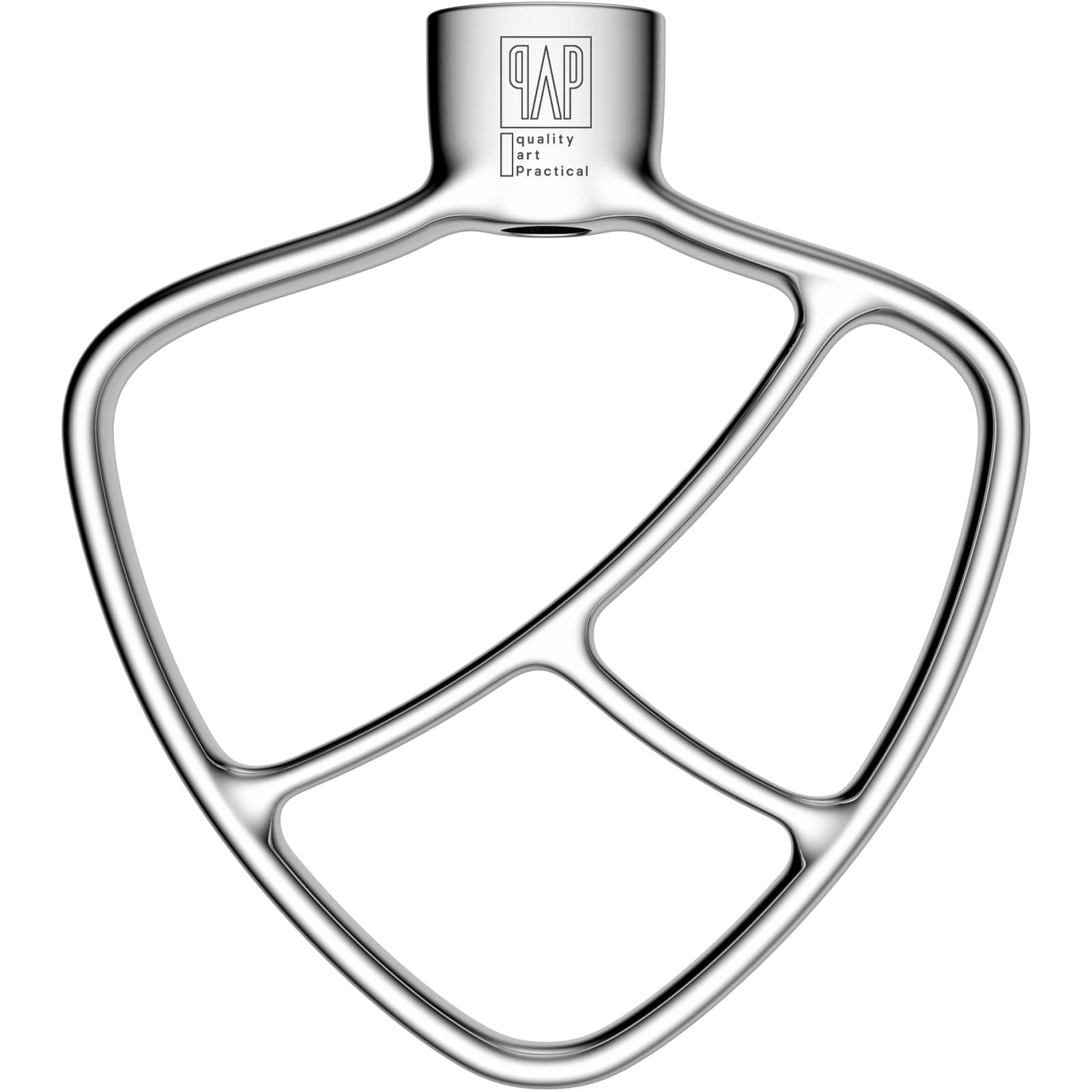 Stainless Steel Paddle，Flat Beater - Accessories and Attachments for KitchenAid Mixers, Fit 4.5-5 QT Mixing Bowl