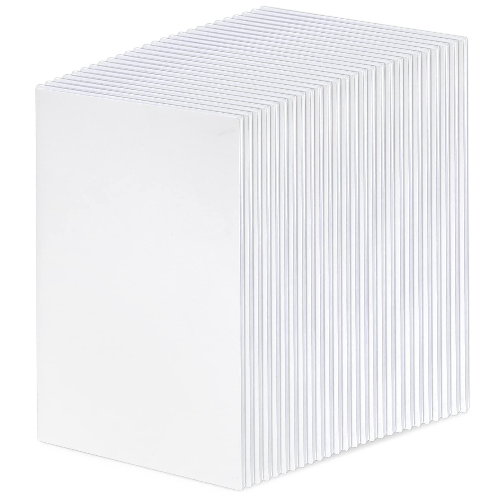 Paper Junkie Sketch Book for Kids - 24-Pack, A5, 5.5 x 8.5 In, White, Unlined - Travel Journal & Drawing Notebook in Bulk - Mini Sketchbook for Kids & Students