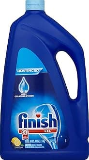 Finish Dishwasher Detergent Gel Liquid, Lemon Scent, 75oz