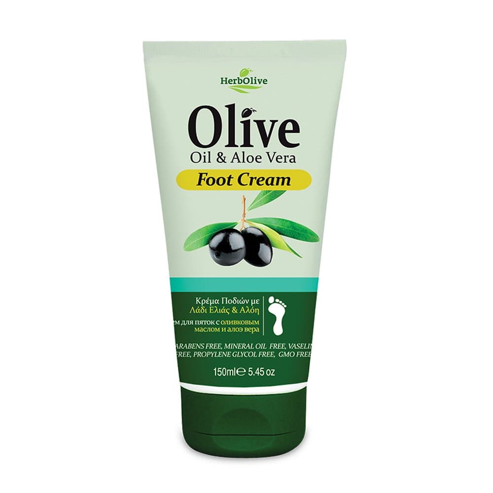 Herbolive Foot Cream, Aloe Vera 150 ml