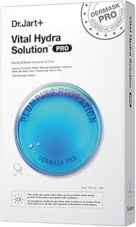 Dr.Jart+ Dermask Vital Hydra Solution Pro 1 Sheet x 5 Bags / Moisturizing, Moisturizing, Dry, Glossy, Hi Hyaluronic Acid Pack Sheet Mask Korean Cosmetics Derma Cosmetics