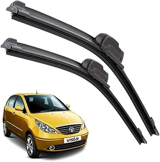 Euro Care Windshield Car Wiper Blades Compatibility With TATA Indica Vista (Model : 2013-2018) - Set of 2Pc (D-24,P-16)