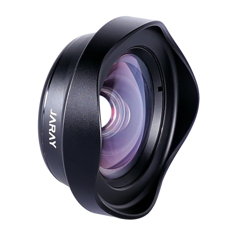 JARAY Pro 16mm Wide Angle Mobile Lens Kit 0.5X Magnification 110° Closeup Universal Phone Lens