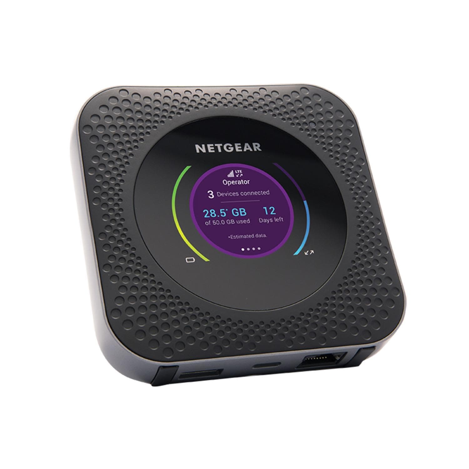 NETGEAR Nighthawk MR1100-100EUS – 4G LTE Mobile Hotspot Router, Cat 16, Gigabit-Class LTE, Dual-Band WiFi, 5040mAh Battery