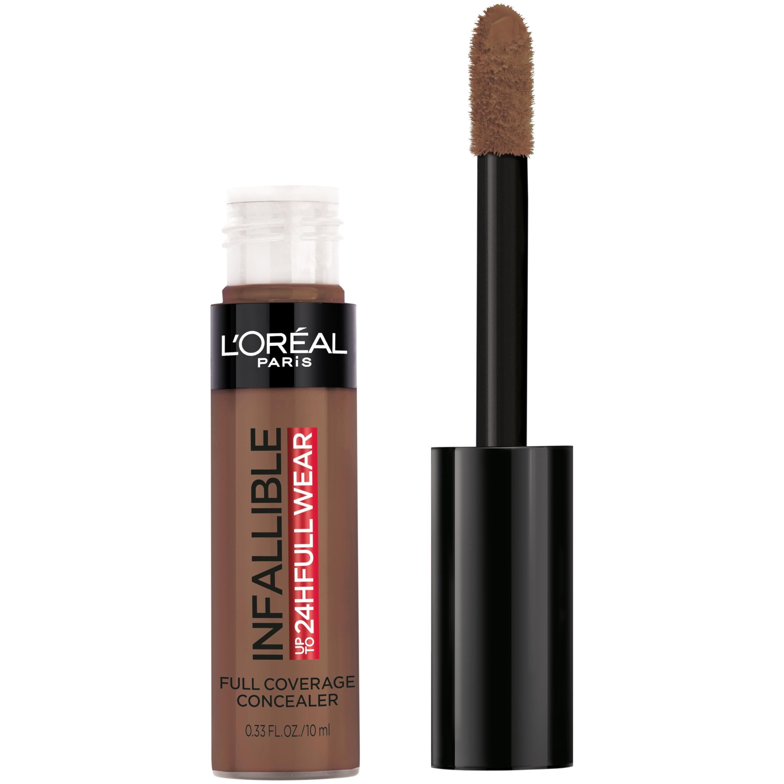 L'Oreal Paris Makeup Infallible Full Wear Waterproof Matte Concealer, Full Coverage, Coffee, 0.33 fl. oz.