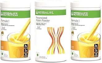 Herbalife weight loss kit with formula 1 shake 500g pack of 2 and personalized protein powder 400g (PACK OF 3)