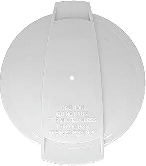 Small/Chutney Jar Lid for Philips Mixer Grinders Jars | Mixer Grinder Replacement Parts & Accessories (Plastic, White) (8.8cm)