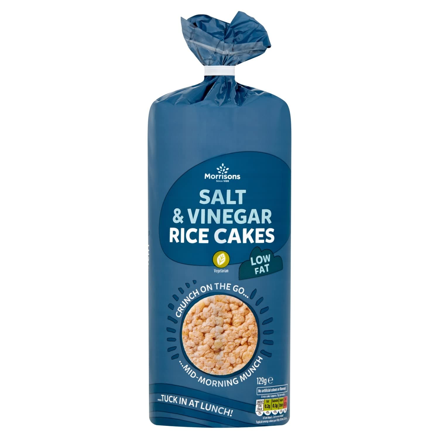 Morrisons Salt & Vinegar Rice Cakes 129g