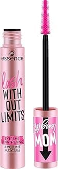 essence | Lash Without Limits Extreme Lengthening & Volume Mascara (01 | Extra Black) | Volumizing & Lengthening | Vegan, Cruelty Free & Paraben Free