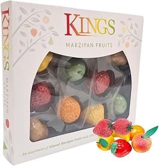 Luxury Marzipan Fruit Gift Set | Premium Almond Marzipan Candy in Realistic Fruit Shapes | Unique Gift for Valentine’s gifts, Mother’s Day, Easter & Christmas | Perfect for Hampers & Parties – 200g