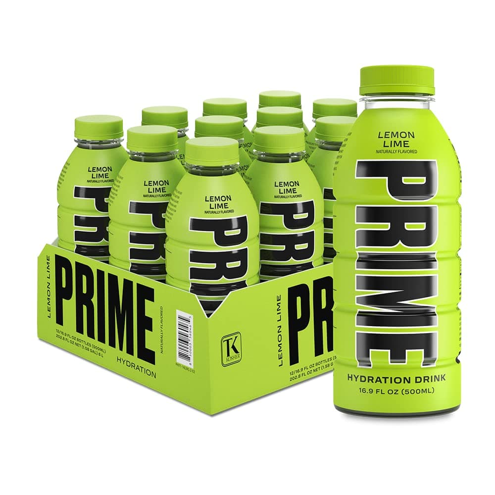Prime Hydration Zero Sugar Lemon Lime (12 Pcs Case) Case