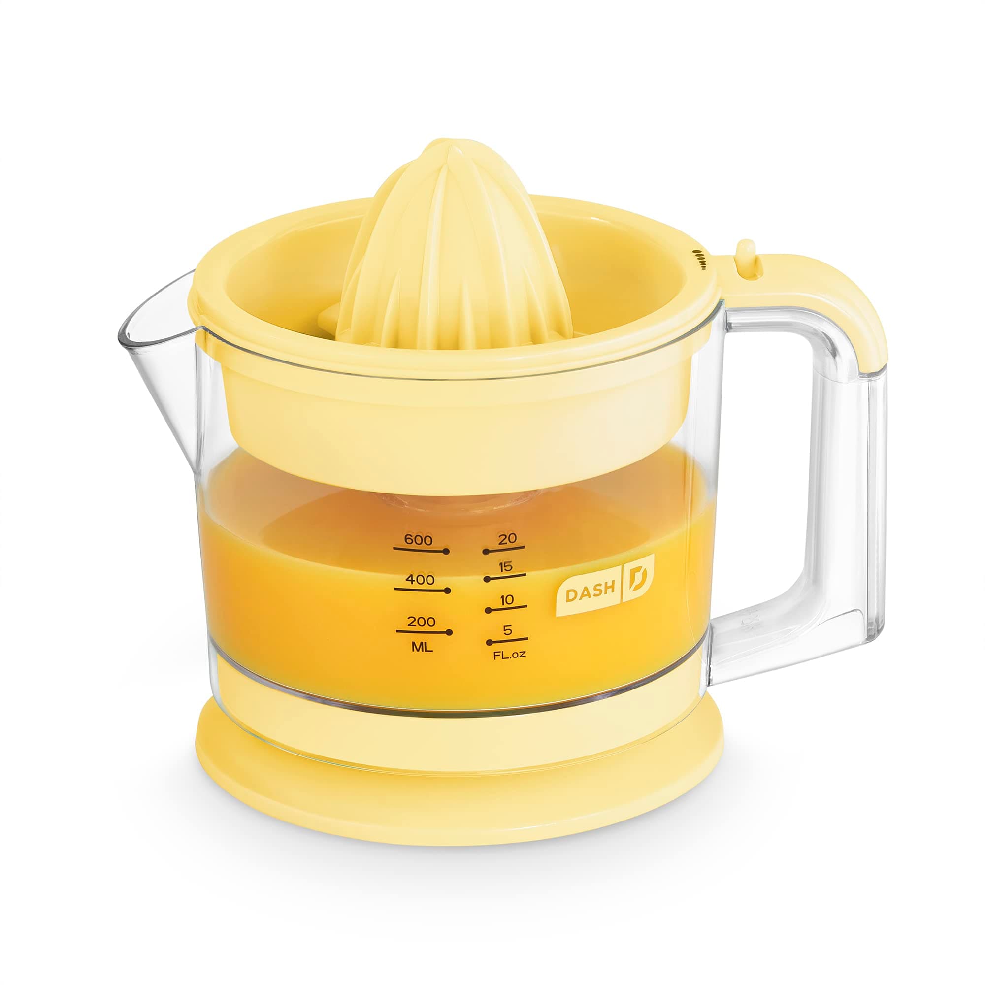 DASH JB065YW Dual Citrus Juicer Extractor, Pale Yellow