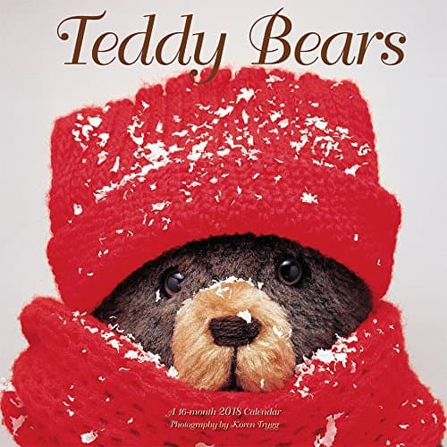 Teddy Bears 2018 12 x 12 Inch Monthly Square Wall Calendar by Wyman, Doll Children Stuffed Animal