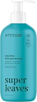 Body Lotion, EWG Verified Moisturizer, Vegan Skin Care Products, Non-Greasy, Hydrating for Dry Skin, Cruelty Free, Extra Gentle, Unscented, 16 Fl Oz