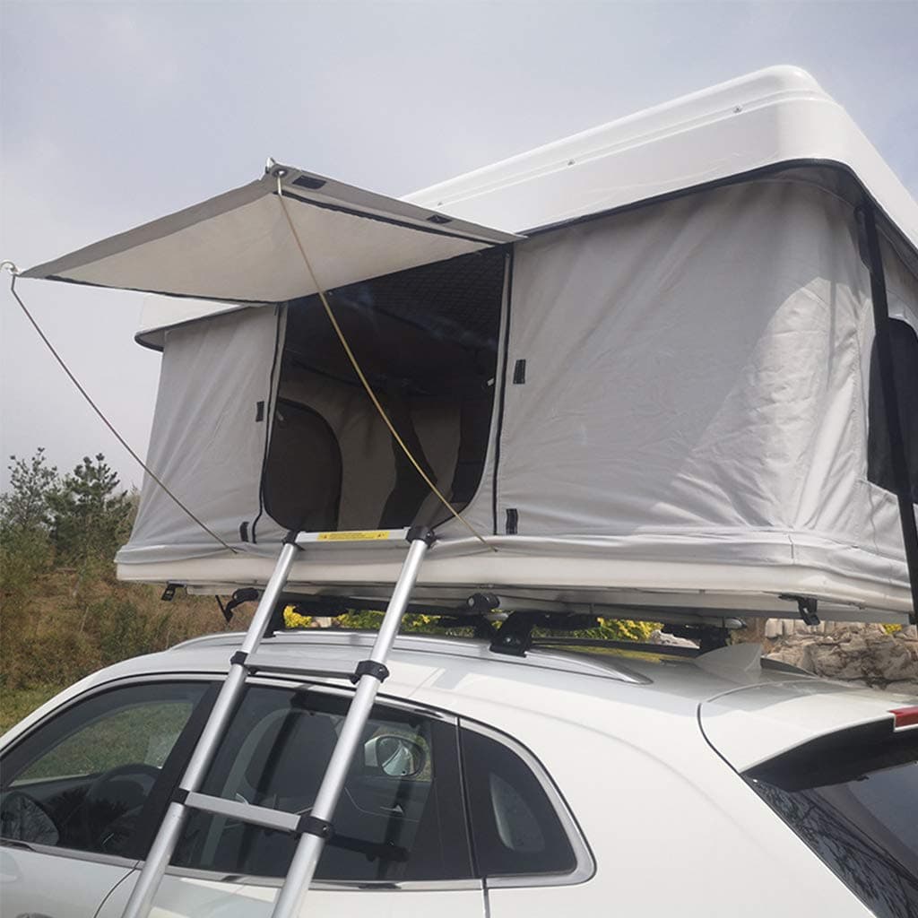 TENT ADKINC Rooftop, Fold Travel Box with hydraulic system for Full Size Crew Cab Trucks (Chevrolet Silverado Jeep Model)