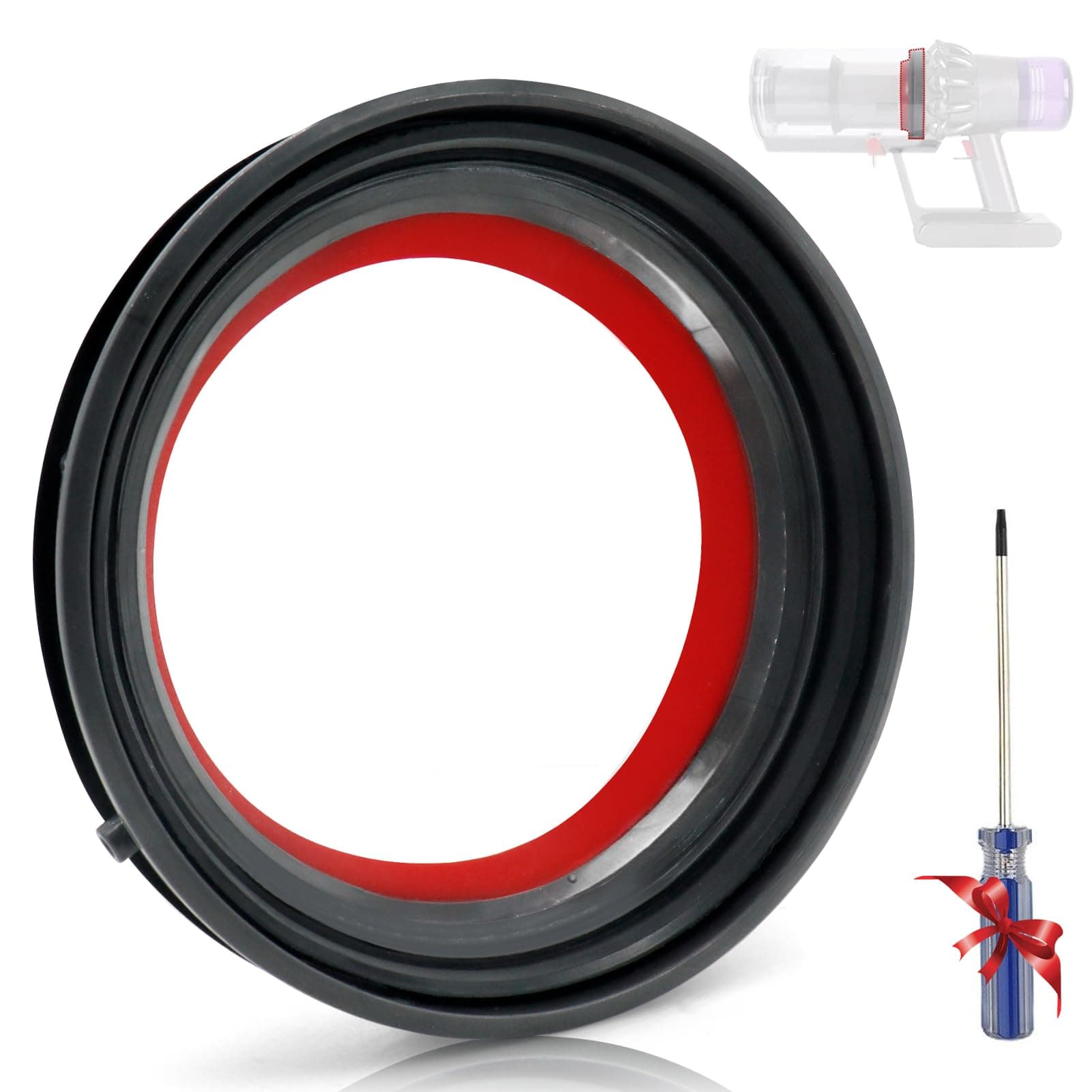 Dust Bin Bucket Top Fixed Sealing Ring for Dyson V10 Vacuum Cleaner Repair Part Accessories