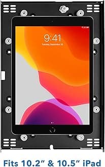 Mount-It! Anti-Theft iPad 8 Kiosk Stand | Secure iPad 10.2 Retail Kiosk | Locking Counter-Top Tablet Stand for 8th Generation iPad 10.2