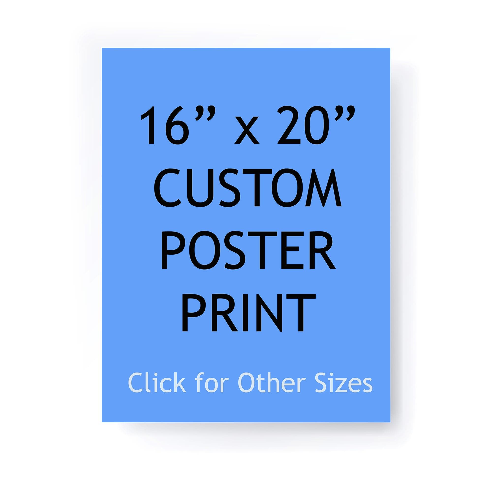 - Pera Print - Custom Poster Print - Upload Your Image/Photo - Personalized Photo Prints, Create Your Own Poster - Print Any Photos, Images - 16 x 20 inches